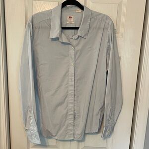 Levi's Sky Blue Casual Button Down Shirt
